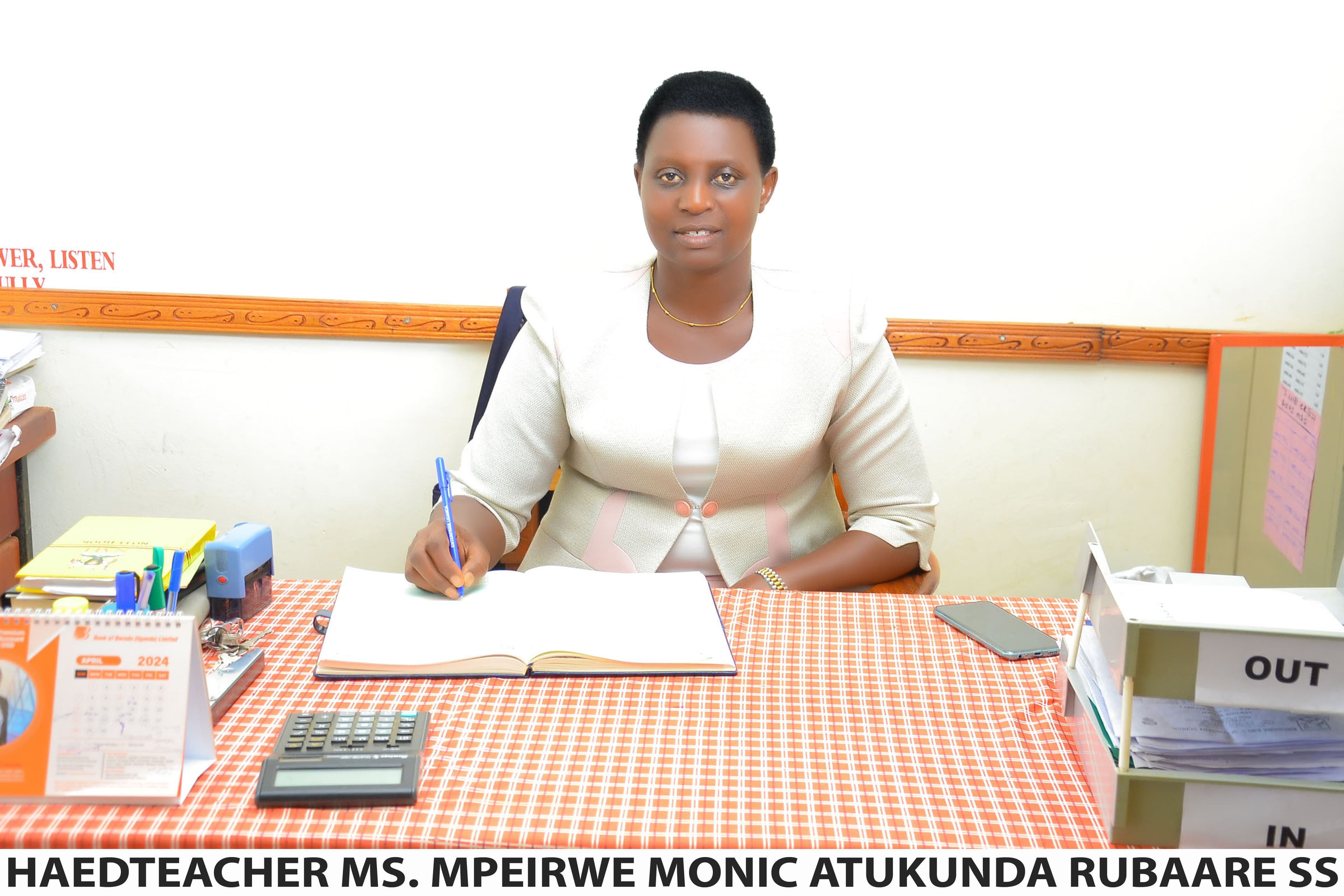 Leadership photograph at Rubaare Secondary School.