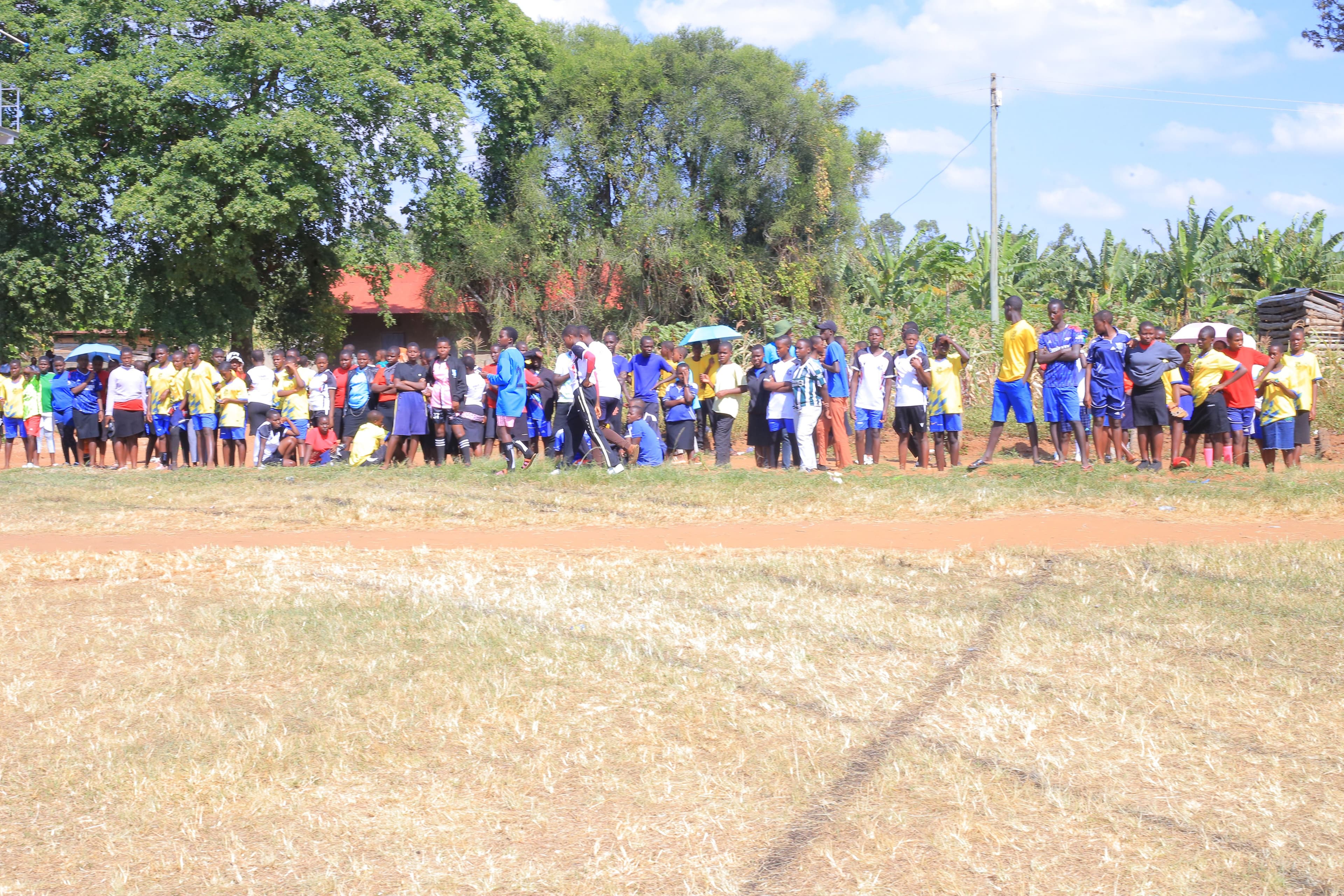 Sports Day photograph at Rubaare Secondary School.