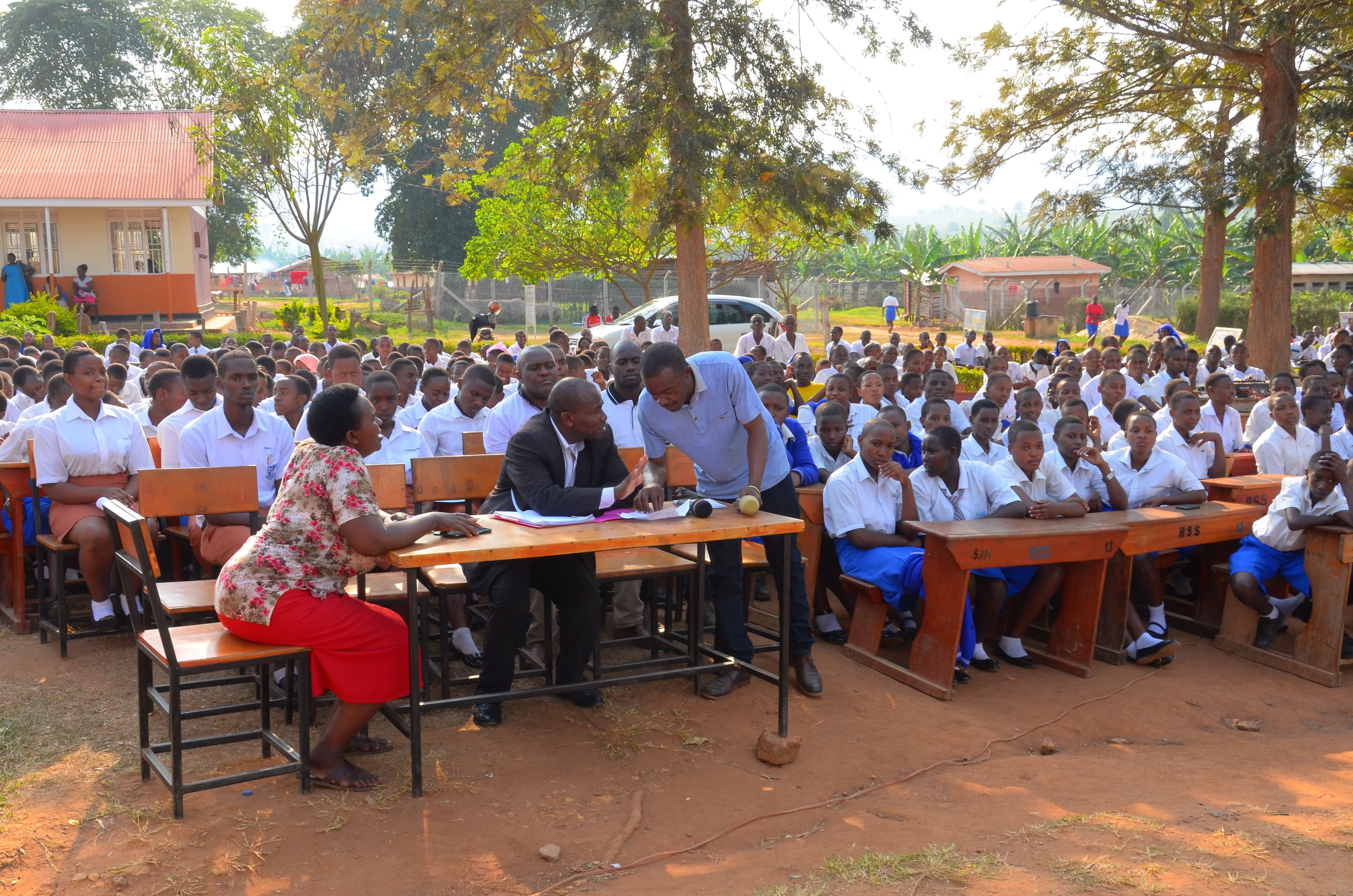 Student Life photograph at Rubaare Secondary School.