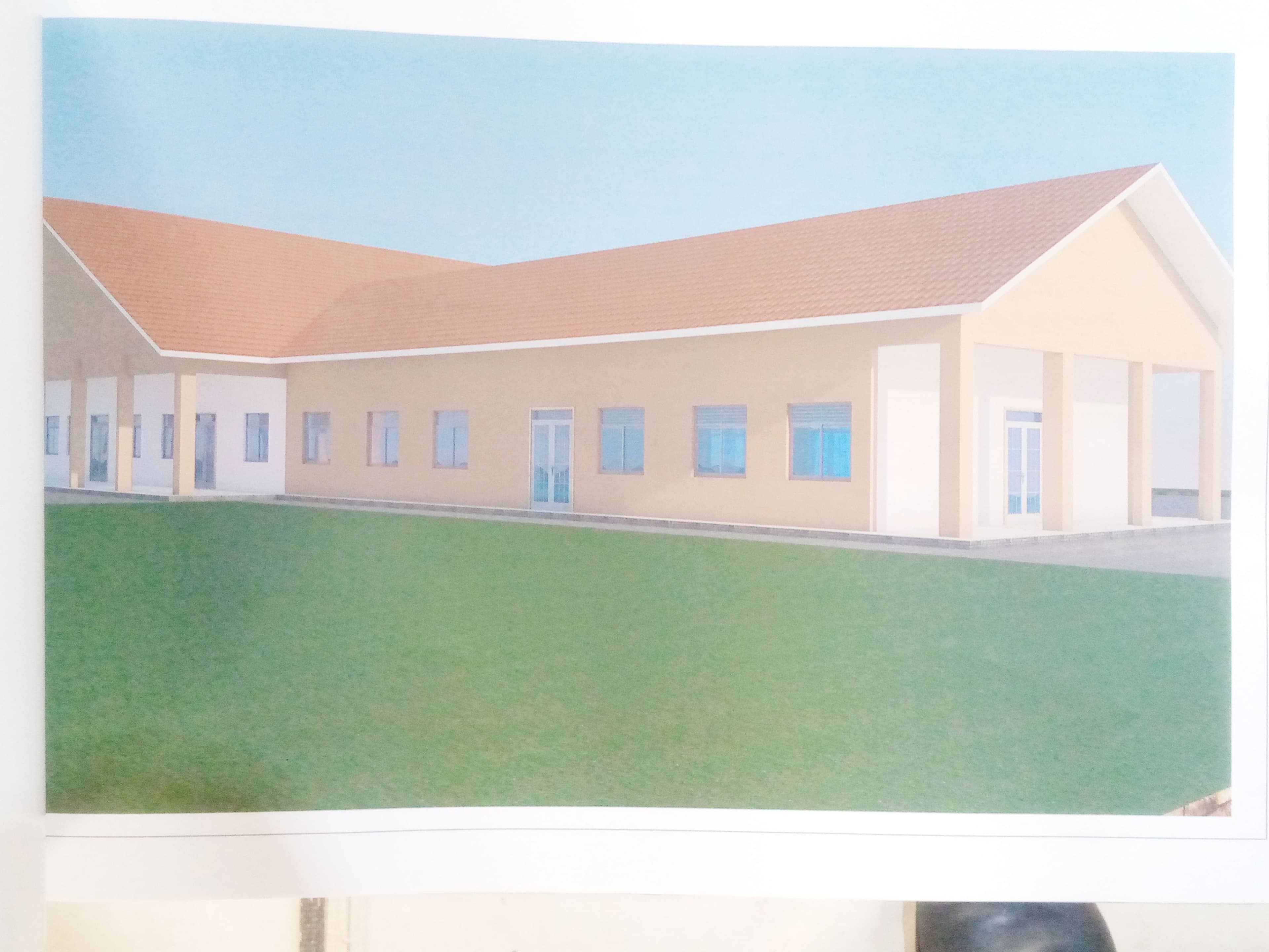 Master Plan photograph at Rubaare Secondary School.