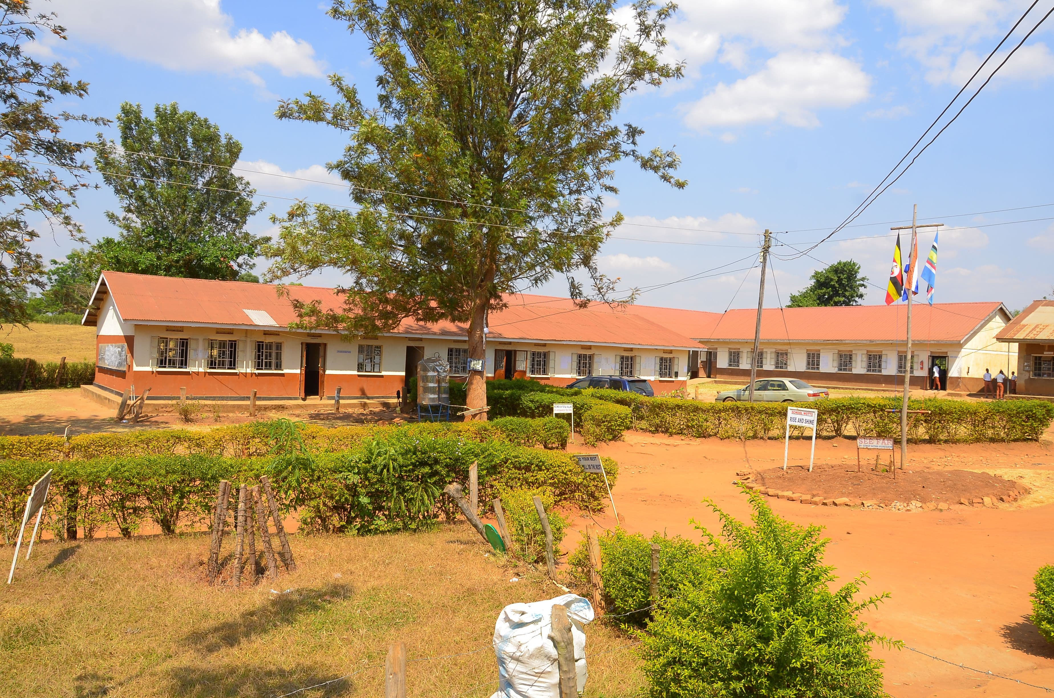 Campus photograph at Rubaare Secondary School.