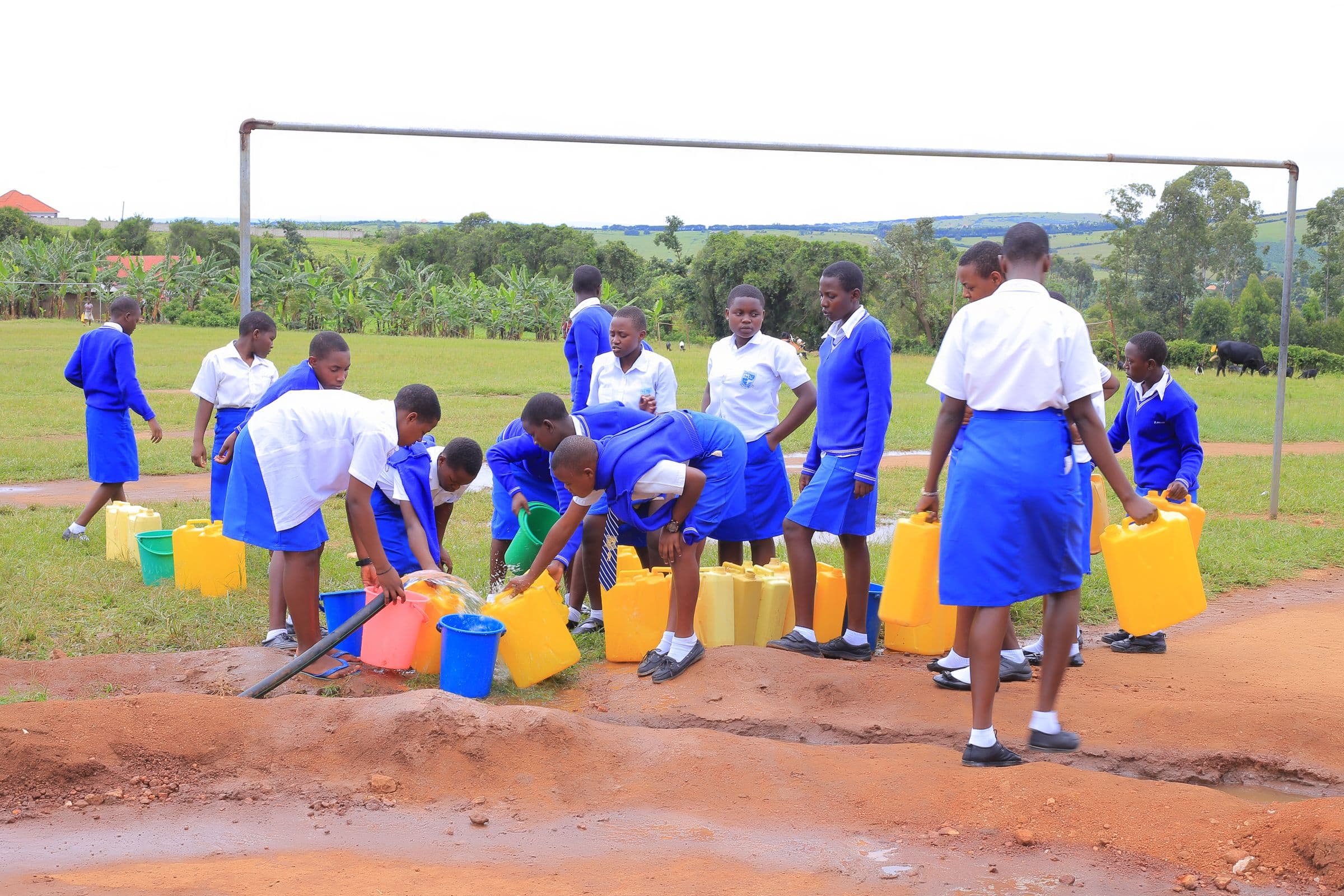 School Water Project photograph at Rubaare Secondary School.